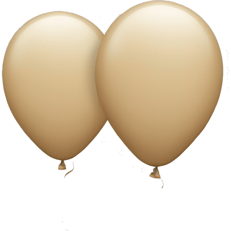 Beige balloons  emoji