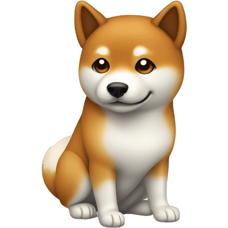 shiba inu smoking a cigarette  emoji