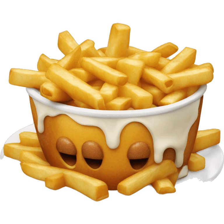 Poutine qui mange du Poutine  emoji