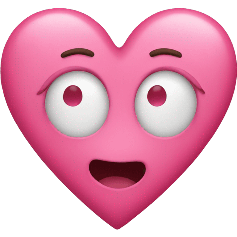 Pink heart  emoji