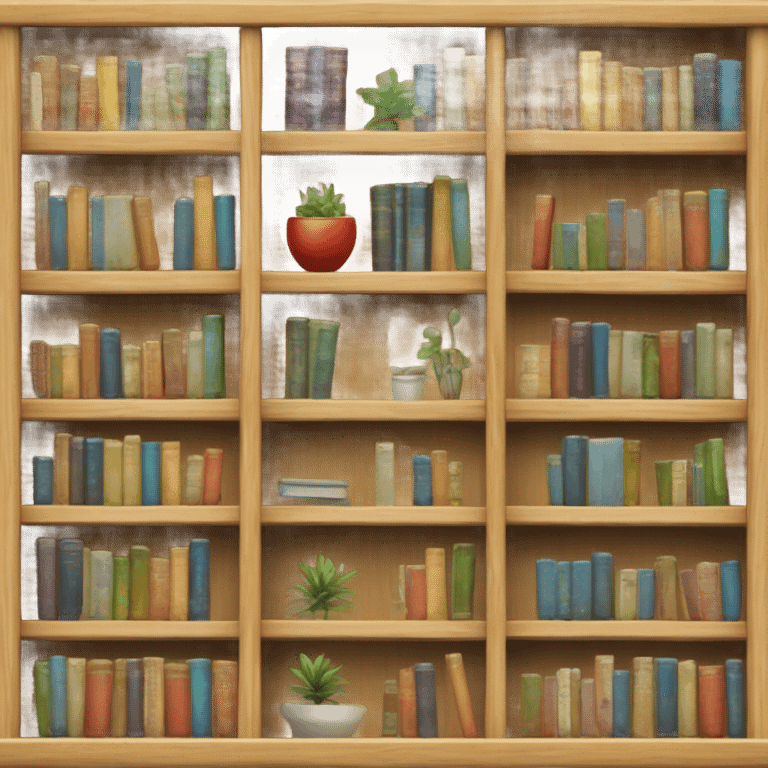 Book shelf emoji