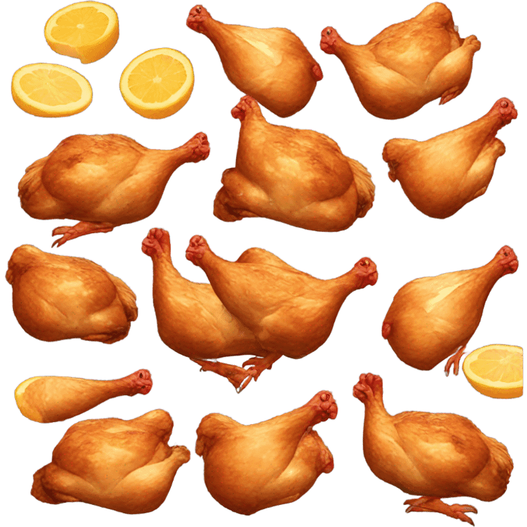 Roast chicken emoji