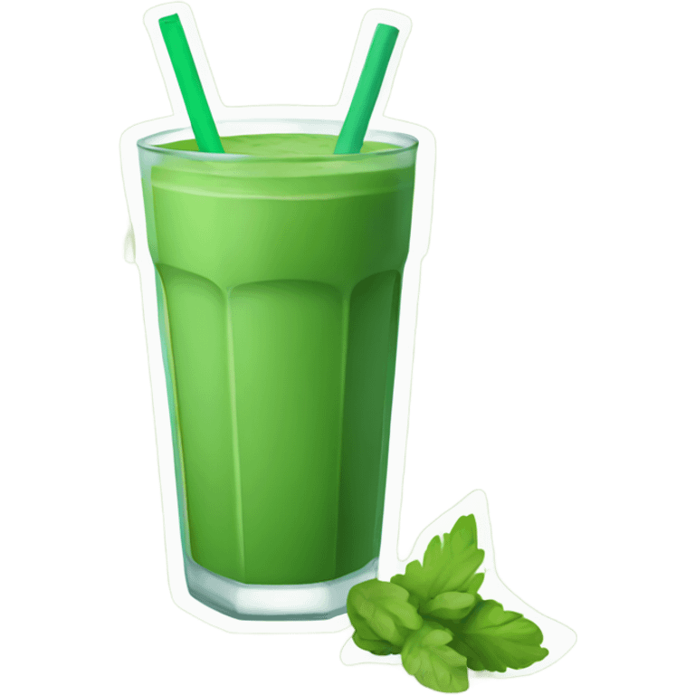 Green smoothie emoji