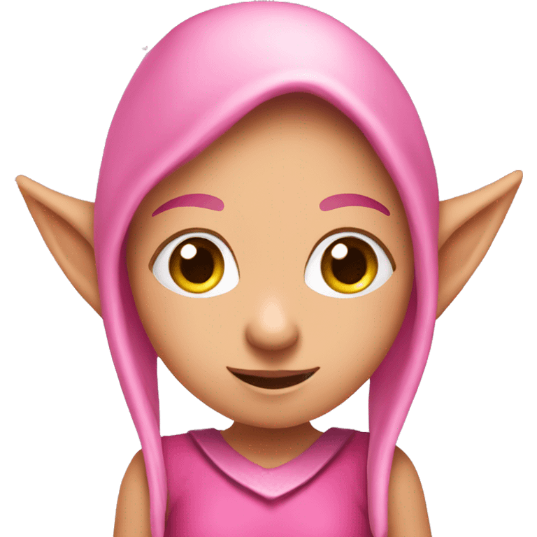 pink elf girl emoji