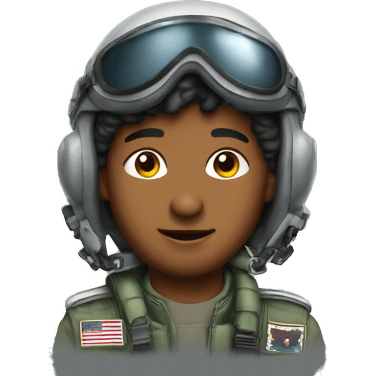 fighter jet pilot emoji