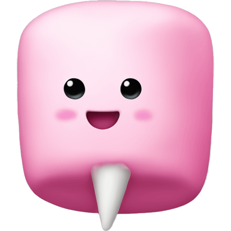 Pink marshmallow  emoji