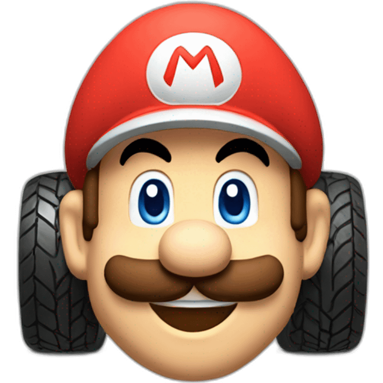 Mario on thé karting  emoji