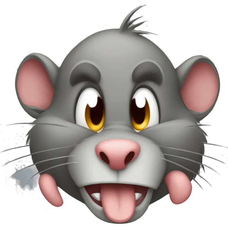 Angry mouse emoji