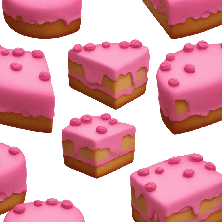 Pink renaissance cake emoji