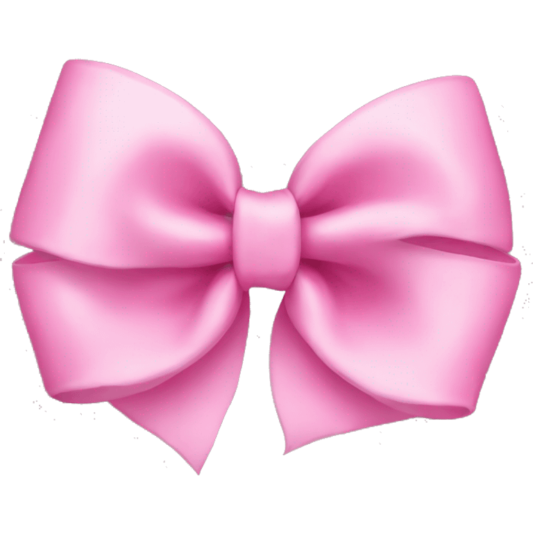 pink hair bow emoji