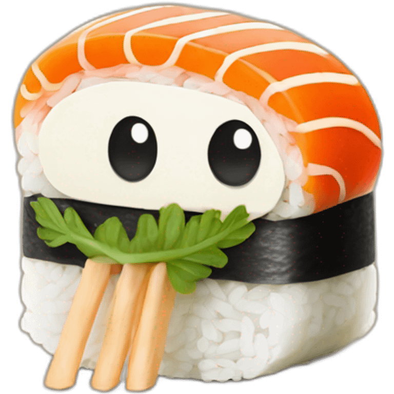 sushi dans du pain emoji