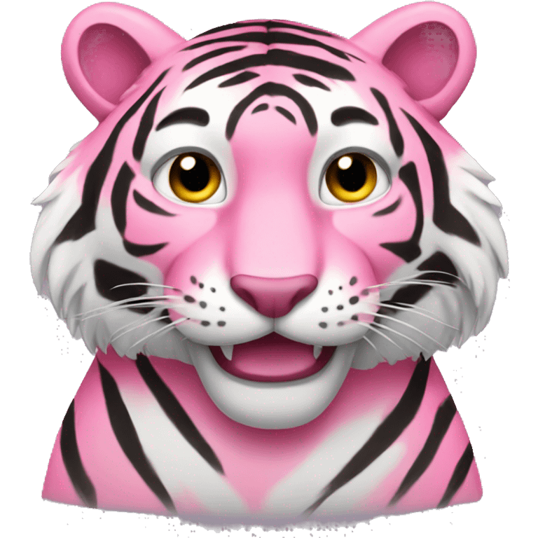 Pink tiger emoji