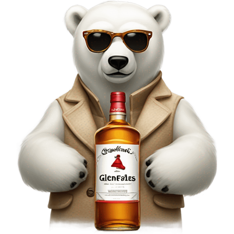 polar bear with sunglasses and Glenrarklas emoji