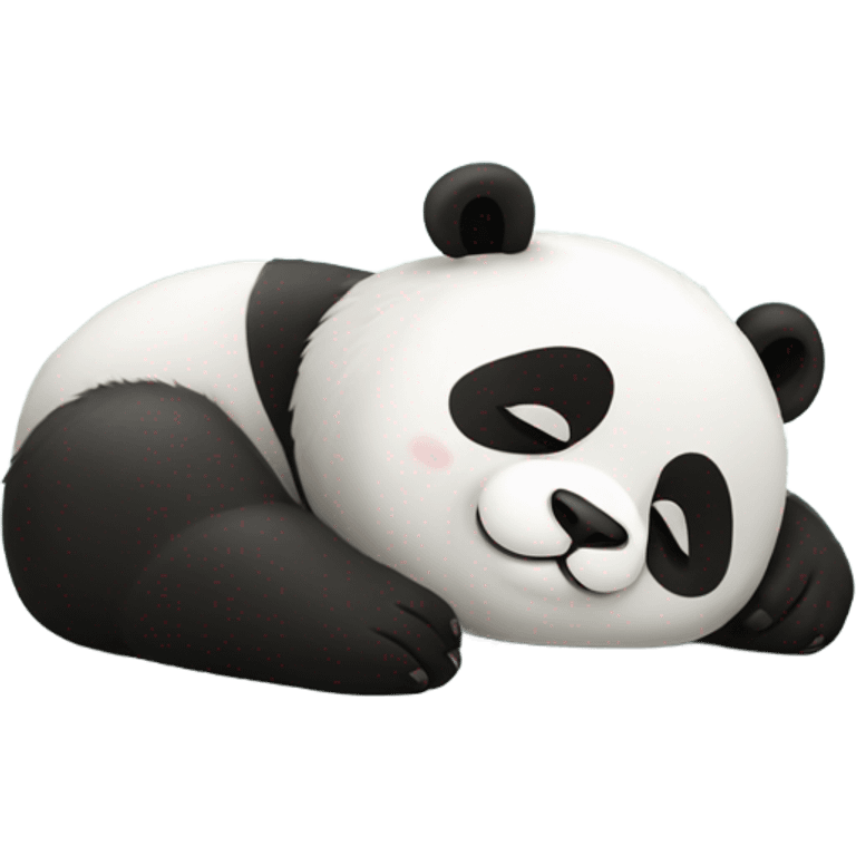 Sleeping panda emoji