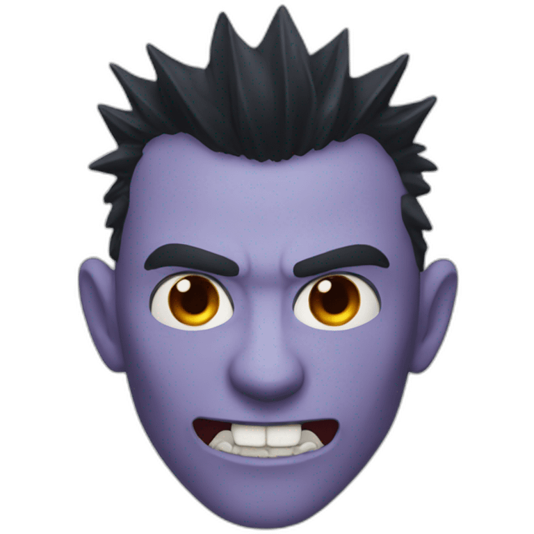 Spike-vampire emoji