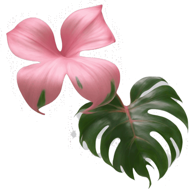 Philodendron pink princess emoji