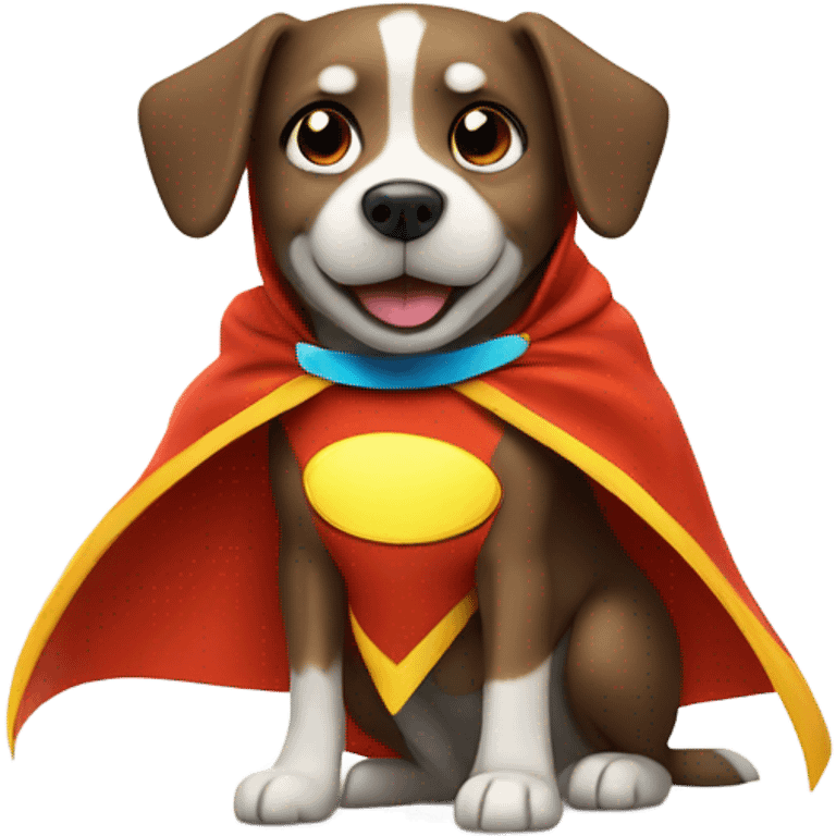 Dog super cape emoji