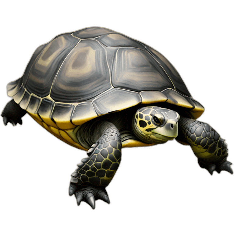 Tortue sur une limasse emoji