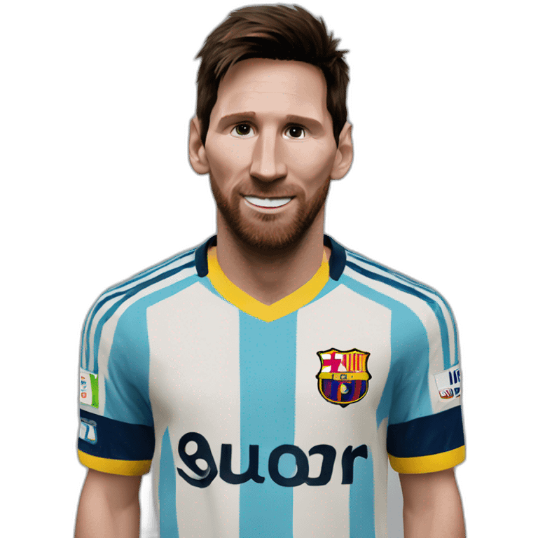 Messi enojado emoji