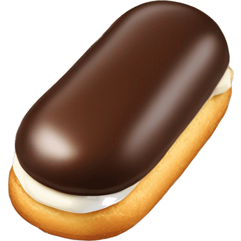 chocolate eclair sans reflet emoji