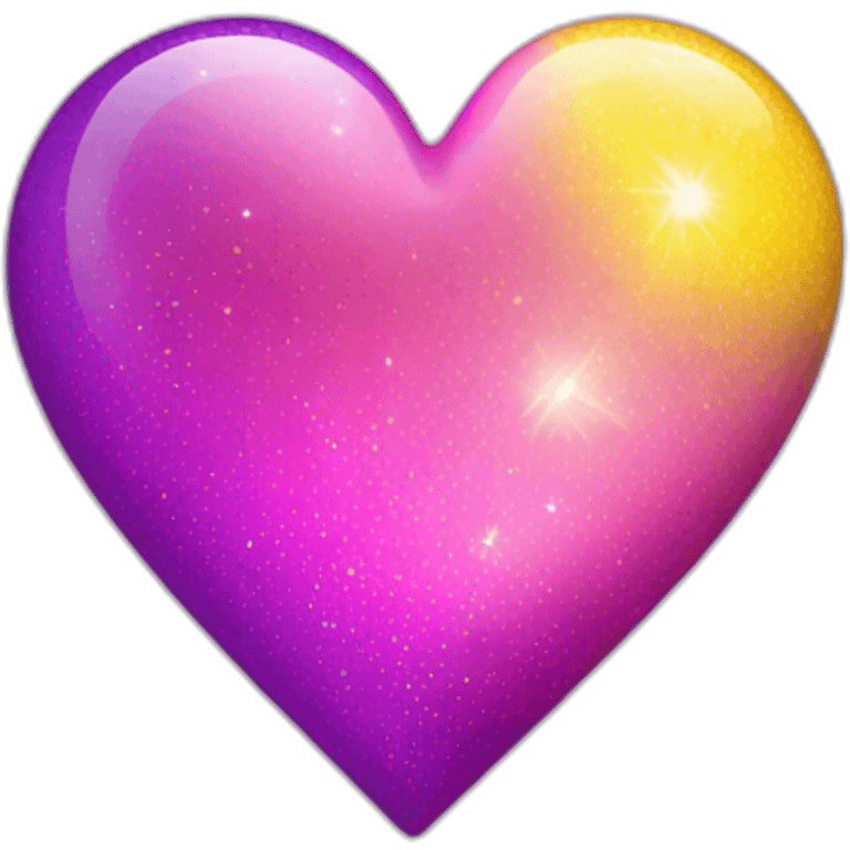 pink-and-purple-heart-with-yellow-sparkles emoji