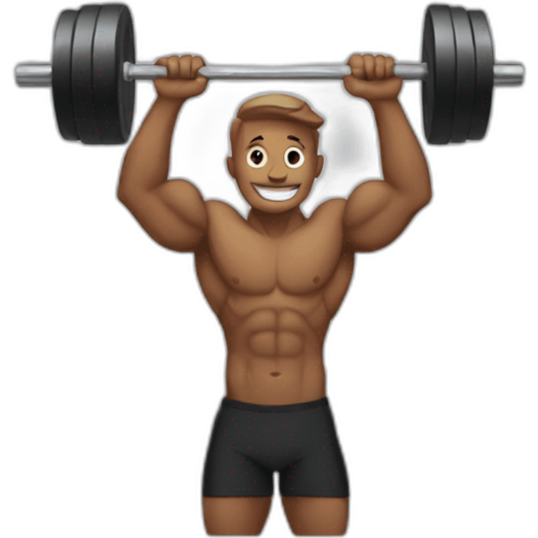 lifting weights emoji