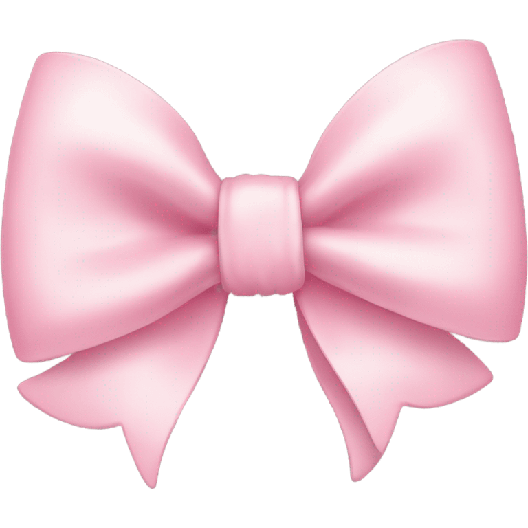 cute pastel pink bow  emoji