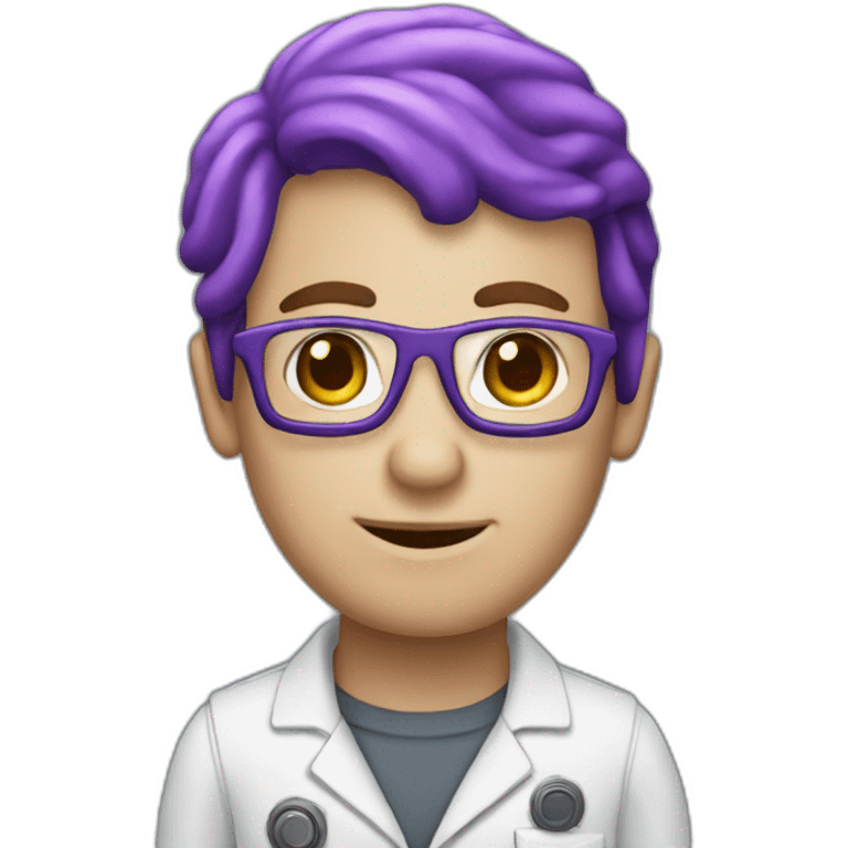 Computer Engineer purple octopus emoji