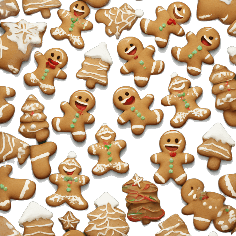 ginger bread christmas emoji