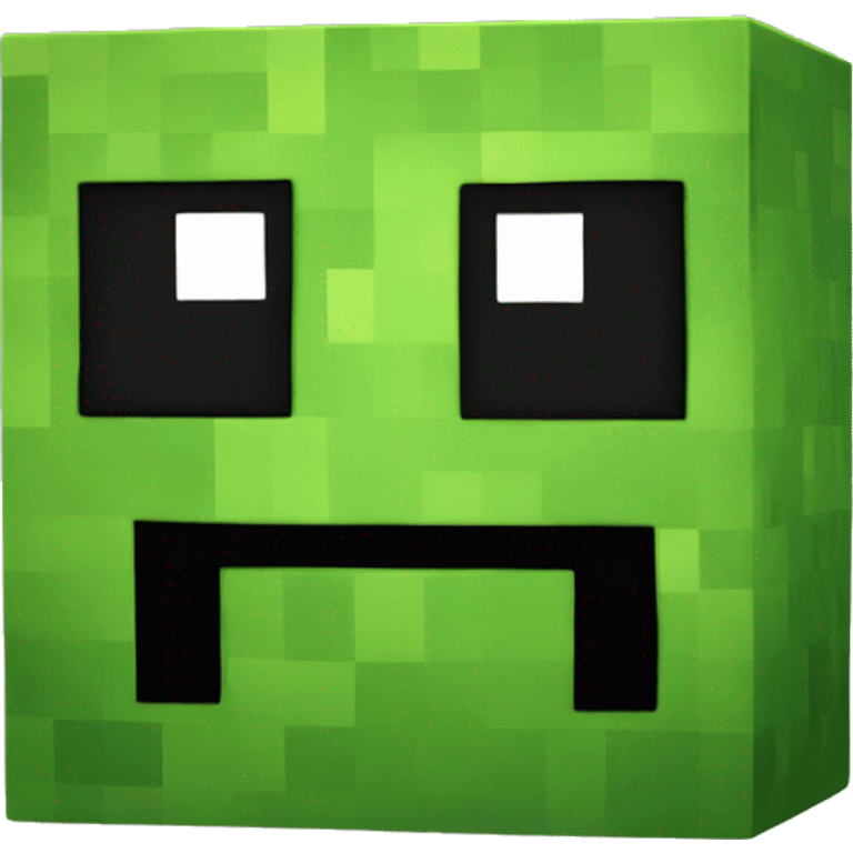 Minecraft creeper emoji