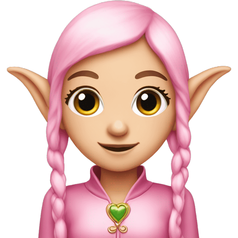 elf pink girl  emoji