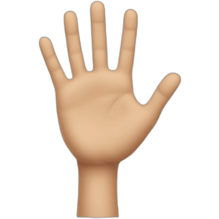 HAND FROM HIGH emoji