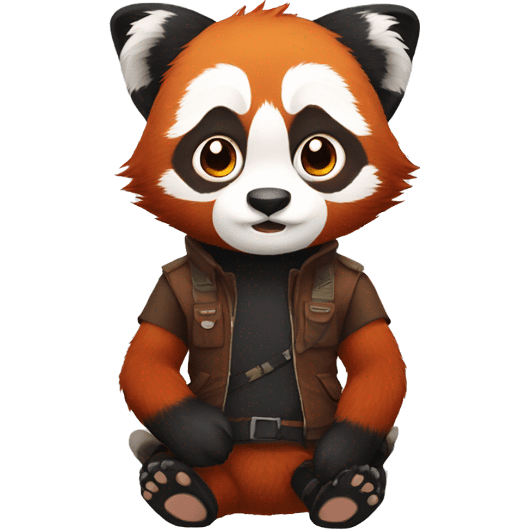 Red panda anime emoji