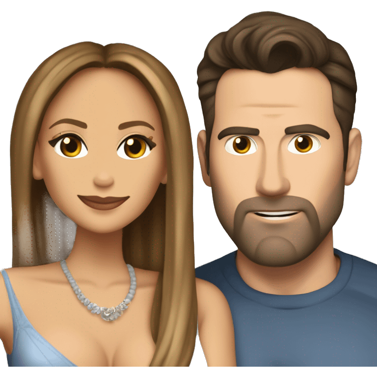 Jennifer lopez and Ben affleck Maries emoji