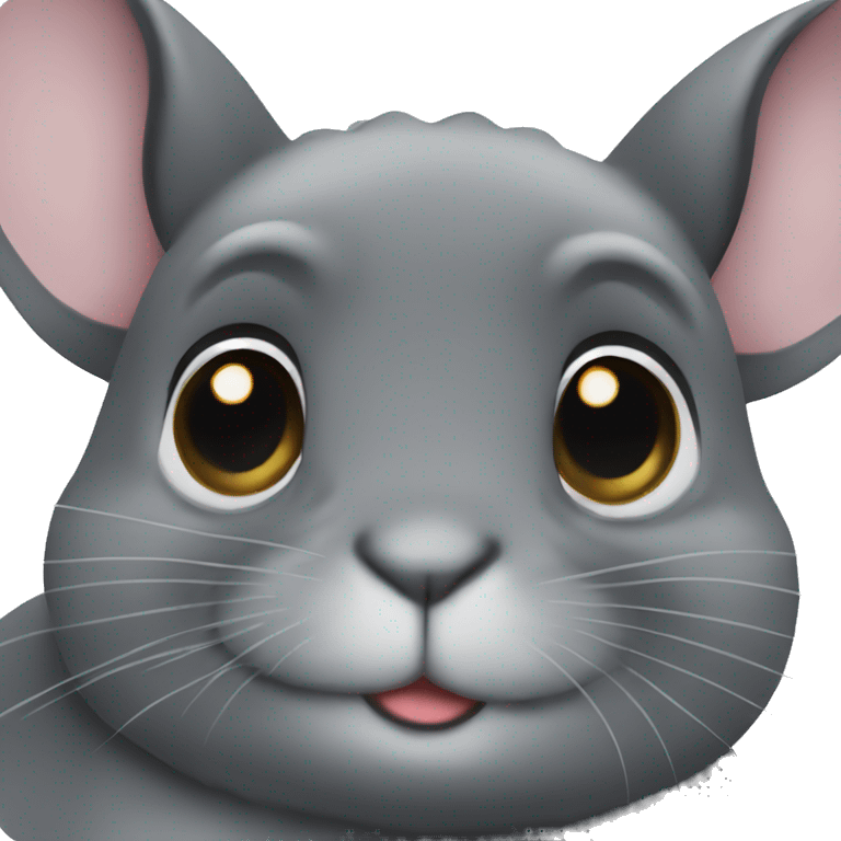 dark grey chinchilla  emoji