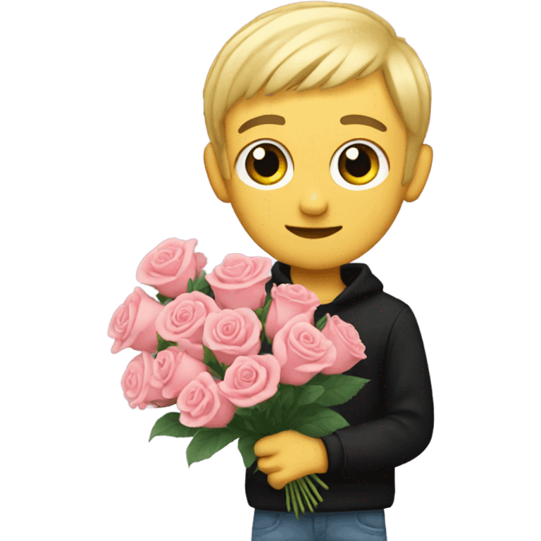 Lil peep holding roses emoji