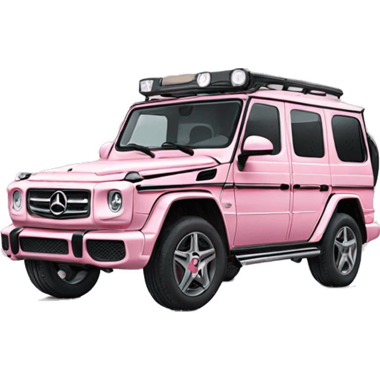 Light pink g wagon  emoji