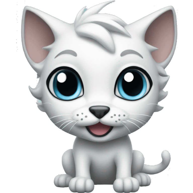 Elsa as an octocat emoji