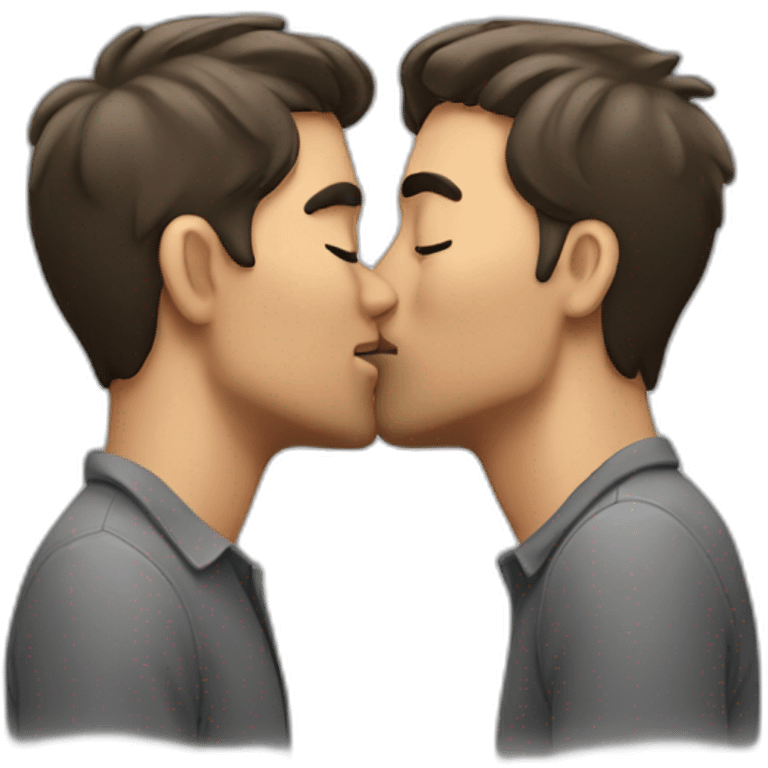 men-kissing emoji