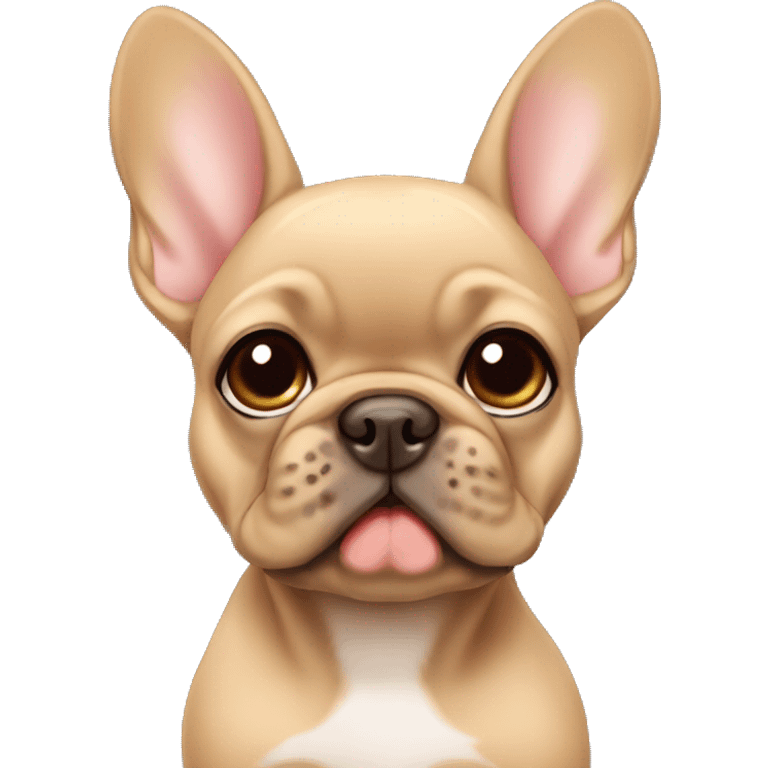 Fawn frenchie pup emoji