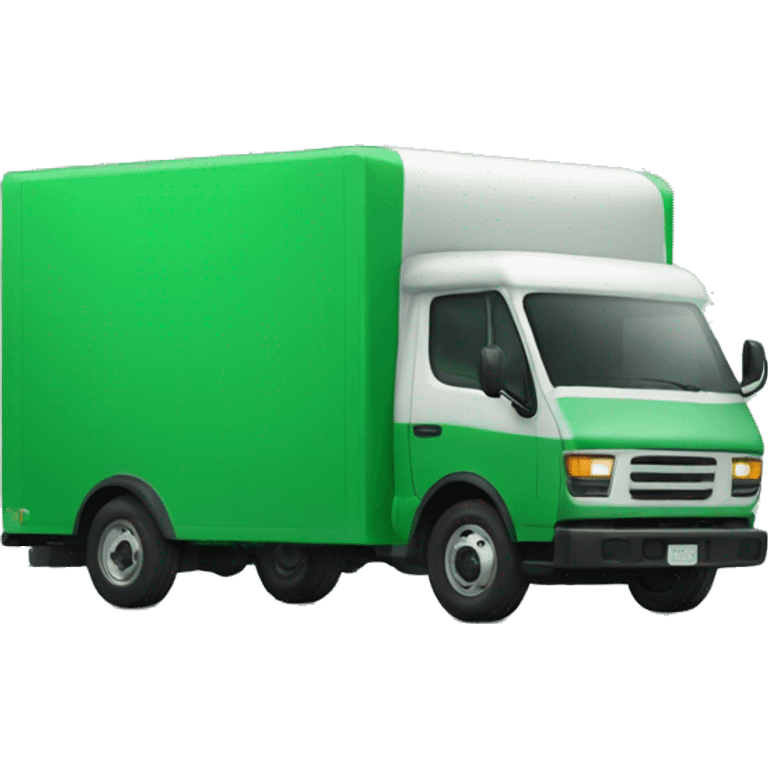 Green box truck emoji