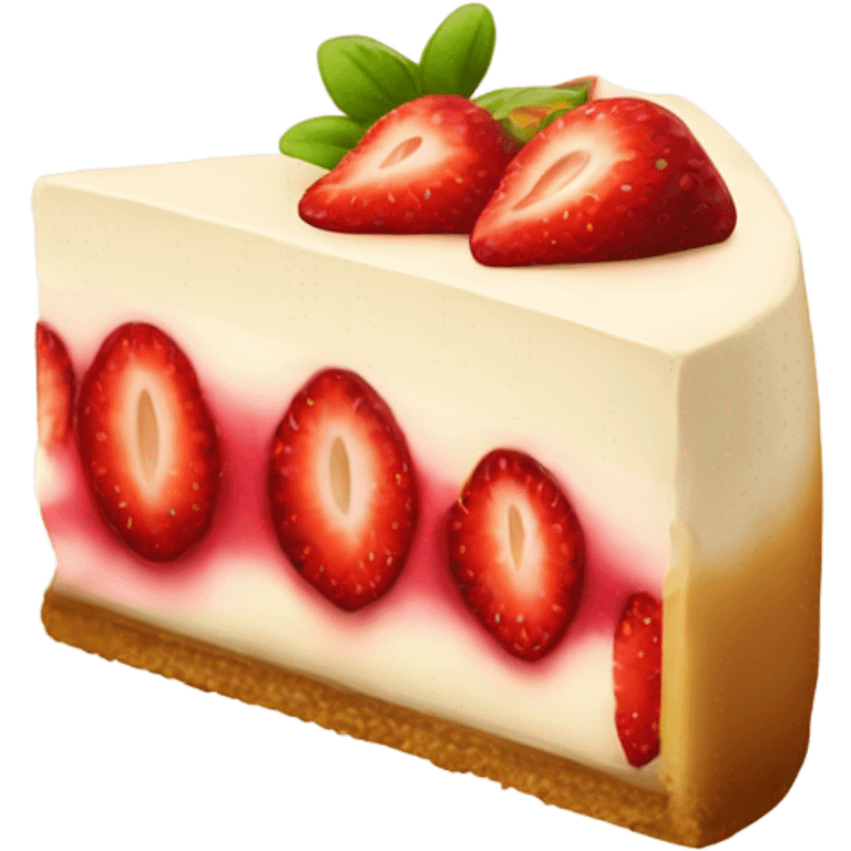 Strawberry Cheesecake emoji