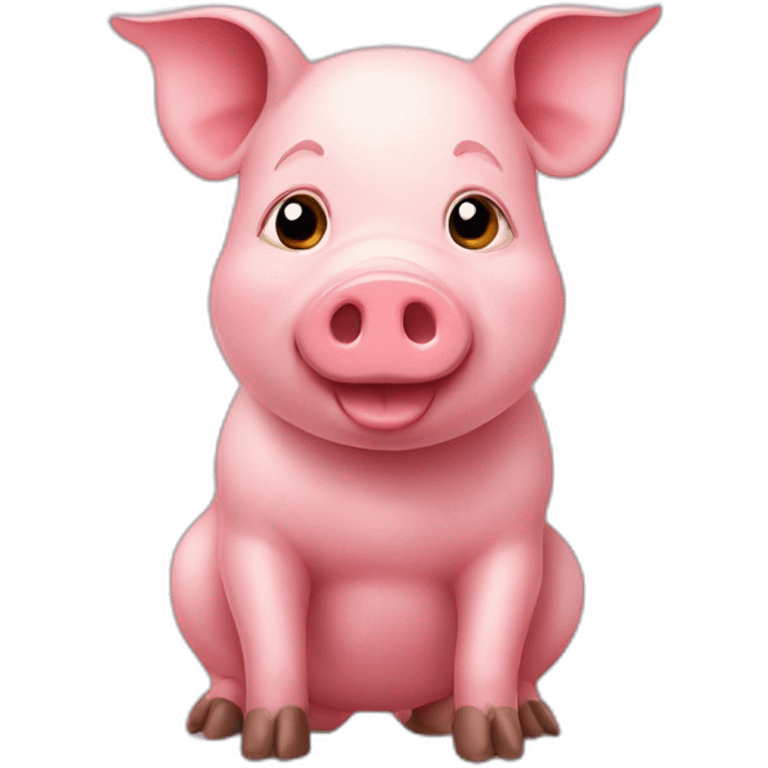 Cute pig emoji