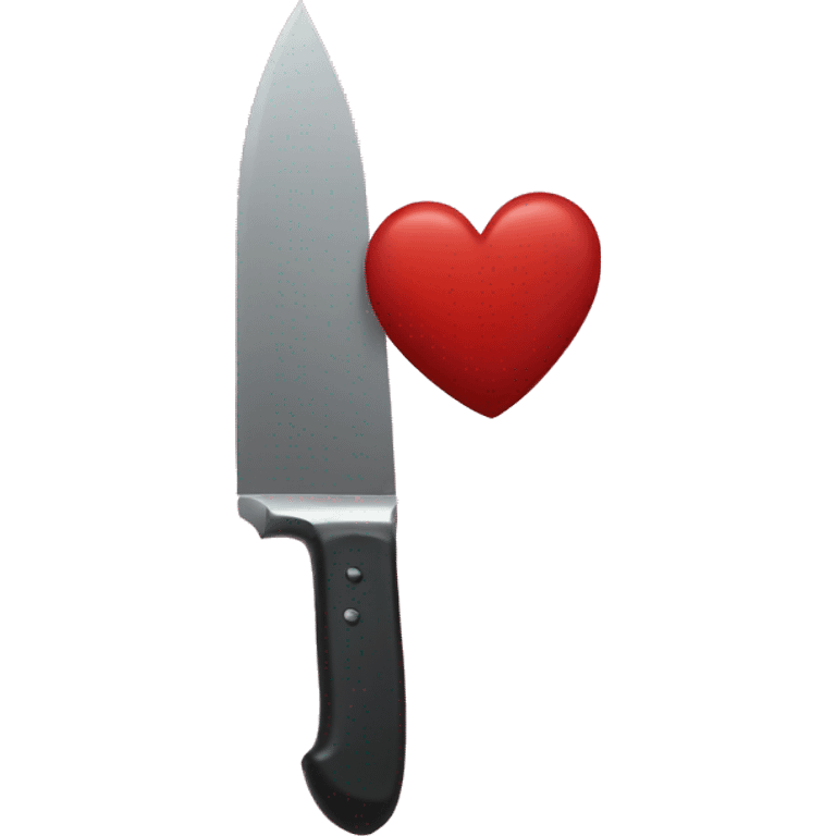 heart knife emoji