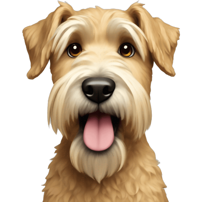 Wheaten terrier dog emoji