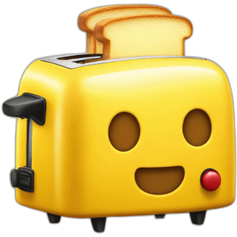 Yellow toaster emoji