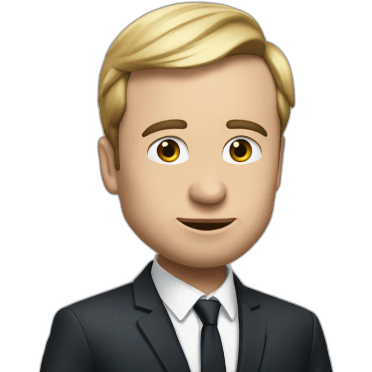 macron speaking wwith elon musk emoji