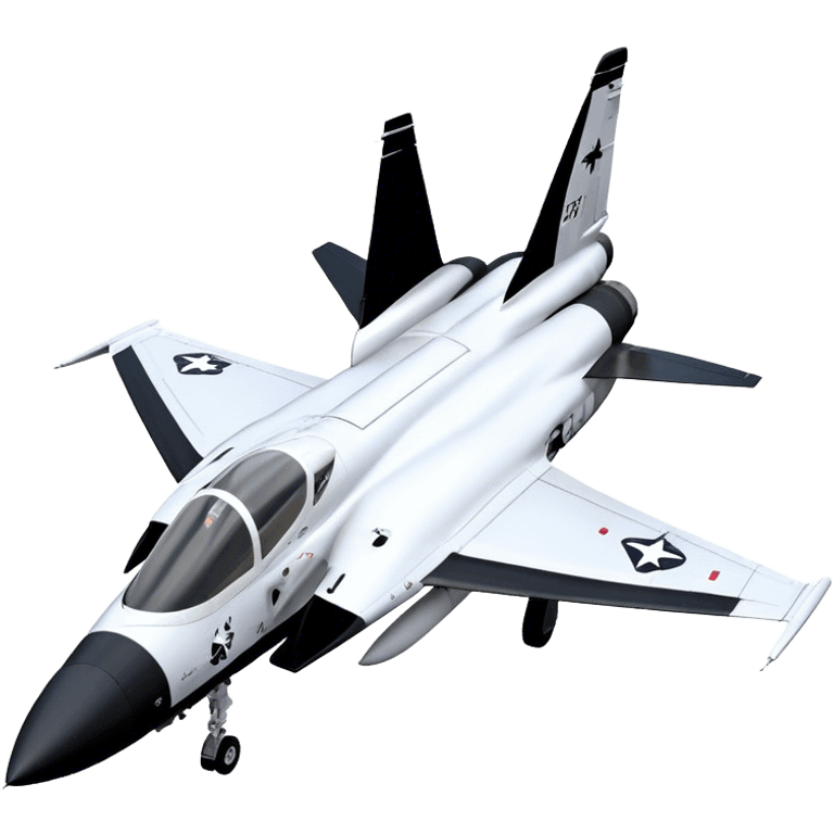 Jet Trainer - T-38 Talon - Northrop Grumman (Model Year: 2021) (Iconic colour: White and black) emoji