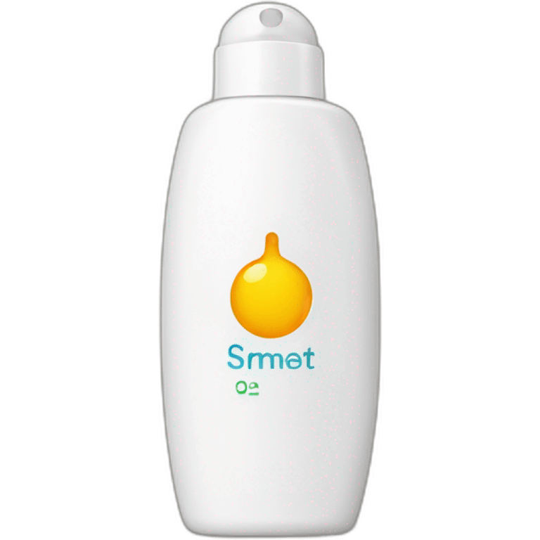 Sunscreen bottle emoji