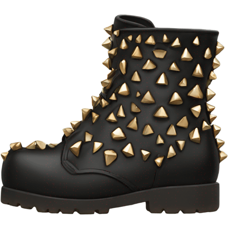 studded leather boot emoji